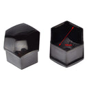 20x Black Caps 19mm Car Wheel Hub Nuts Lugs Bolts Screw Dust Rust Covers Nylon