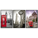 London Street Scene Unframed Spraying Painting Wall Art Home Office Welt TRU