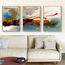 Abstract Ink Paint Un-framed Canvas Print Painting Pictures Home Decor Wa ZWK