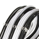 New  24-Pin Motherboard Extension Power Cable Black&White Computer Compo TAP