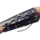 Archery Cow Leather Protective Arm Shield Wrist Arm Arrow Recurve Bow Bla VDW