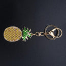 1pcs Pineapple-Shaped Keychain Pendant DIY Point Drill Key chain Fruit S GOP