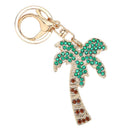 Coconut Tree Keychain Pendant DIY Point Diamond Keychain Decorative Qua FQI