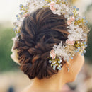 Bridal Headdress Studio Handmade Wedding Dress With Crystal Hair Comb Jewe ULC
