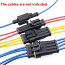 30Sets 1 2 3 4 5 6 Pin Way Sealed Electrical Wire Connector Plug Car Motor Well