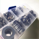 580Pcs Stainless Steel Flat Washers For M2 M2.5 M3 M4 M5 M6 M8 M10 M12  QQK