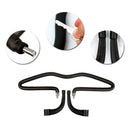 Black Auto Car Seat Headrest Jacket Coat Suit Clothes Hanger Holder PU + Metal