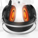 USB 3.5mm Gaming Headset With Mic LED Headphones Stereo Surround WJD