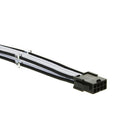 8 Pin White Black ATX CPU PSU Sleeved Power Supply Extension Shakmods AYP UKC