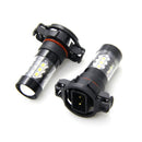 2pcs-Car LED Fog Light H16 5202 50W  Black Case High Power Anti-Fog Li UAQ