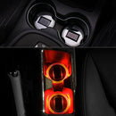 1x LED Universal Car Cup Holder Pad Mat Auto Interior Atmosphere Light Red