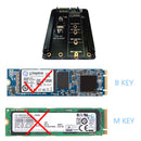 2 in 1 mSATA to SATA NGFF M.2 to SATA3 Converter PCB Adapter Card ADM