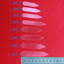2000pcs PET Clear Plastic Formal Shirt Collar Stays Straightener Stiff BJN