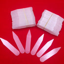 2000pcs PET Clear Plastic Formal Shirt Collar Stays Straightener Stiff BJN