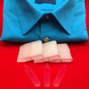 2000pcs PET Clear Plastic Formal Shirt Collar Stays Straightener Stiff BJN