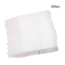 2000pcs PET Clear Plastic Formal Shirt Collar Stays Straightener Stiff BJN
