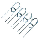4x Fishing Rod Stand Support Bracket Rest Ground Holder Adjustable Pole Sea Lake