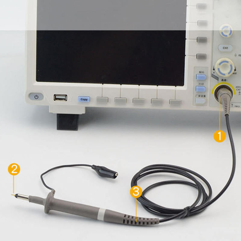 DSO138 Oscilloscope Probe Replacement 100MHz Oscilloscope Clip Probe zxc AME
