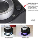 30X Linen Tester Loupe with LED and UV Light, Full Metal Map Magnifying ZXB