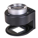 30X Linen Tester Loupe with LED and UV Light, Full Metal Map Magnifying ZXB