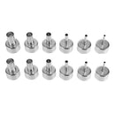 8pcs Round Nozzle for 850 Hot Wind Air Gun Welding Heat Resistant Soldering