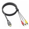 HDMI Male to 3 RCA Video Audio AV Cable Adapter For 1080P HDTV DVD