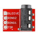 5pcs-3.5mm audio stand MP3 stereo microphone interface module  high quality CFN