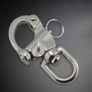 87mm Stainless Steel 316-Ring Rotary Spring Shackle Quick Release Buck LGQ