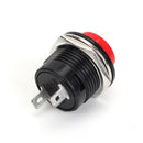 10 PCS Button 16mm RED round panel normally open 2 PIN switch momentary
