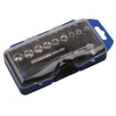23Pcs Sleeve Screwdriver Set Ratchet Wrench Spanner Drill Combination Ki MKU