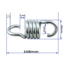 2pcs S Shaped Heavy duty strong extension spring swing hammock chair LWA