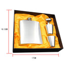 4*Stainless Steel 7 oz Hip Liquor Whiskey Alcohol Flask + Funnel + Wine Glass nb