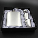 4*Stainless Steel 7 oz Hip Liquor Whiskey Alcohol Flask + Funnel + Wine Glass nb