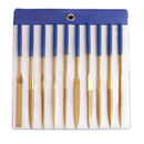 10Pcs 160 MM x 4MM Diamond Coated Needle Three-Square Triangle File Titani EIZ