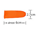 100PCS Prevent Slip Rubber Finger Cots Protector Fingertip Gloves Anti S ZBW