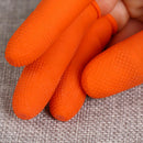 100PCS Prevent Slip Rubber Finger Cots Protector Fingertip Gloves Anti S ZBW