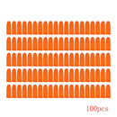 100PCS Prevent Slip Rubber Finger Cots Protector Fingertip Gloves Anti S ZBW
