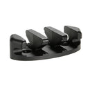 Kayak Canoe Black Mini Zigzag Anchor Plate Clip Safety Bow Brand New KPS KZI