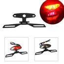 Universal Motorcycle License Plate Bracket Tail Brake Bracket Installation Lamp