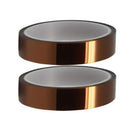 2pcs 0.06mm * 25mm * 33m Tape High Temperature Heat Resistant Polyimide tyu ETK