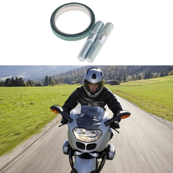 1 Set Exhaust Studs Nuts Gasket Kit for GY6 50cc 125cc 150cc QMB High Q HMX