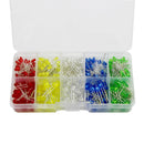 300pc 3mm 5mm Red Green Blue Yellow White LED Light Bulb Lamp Emitting Dio QNI
