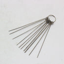 Car Carburetor Carbon Dirt Jet Remove Kit 10 Cleaning Needles 5 Brush TQT
