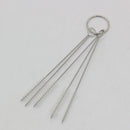 Car Carburetor Carbon Dirt Jet Remove Set 10 Clean Needles 5 Brush Tool Handy