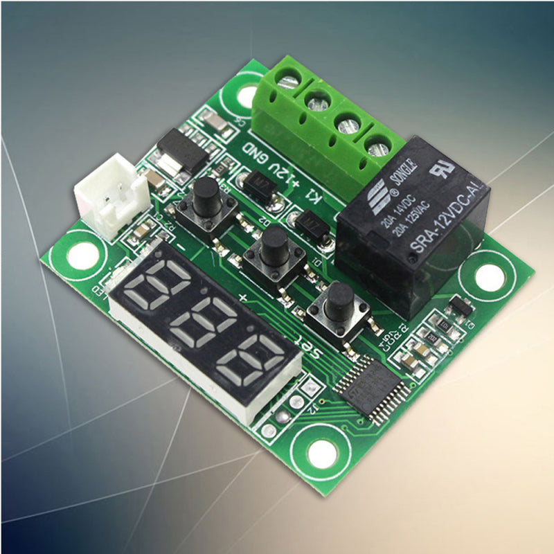 DC 12V Digital LED Thermostat Temperature Control Switch Module XH-W12 YMR OAX