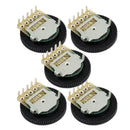 20pcs B103 16x2mm 10K Ohm Double Dial Taper Volume Wheel Duplex Potentiometer qw