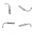 Exhaust Pipe Muffler 48cc 66cc 70cc 80cc Motorised Motorized Bicycle PQP