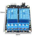 2 Channel Relay Module Relay Opto-Couplers For Arduino Raspberry