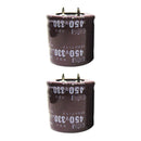 2PCS Electrolytic Capacitors 450V/330UF Size 30*40MM New Hard Aluminum ert