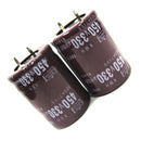 2PCS Electrolytic Capacitors 450V/330UF Size 30*40MM New Hard Aluminum ert